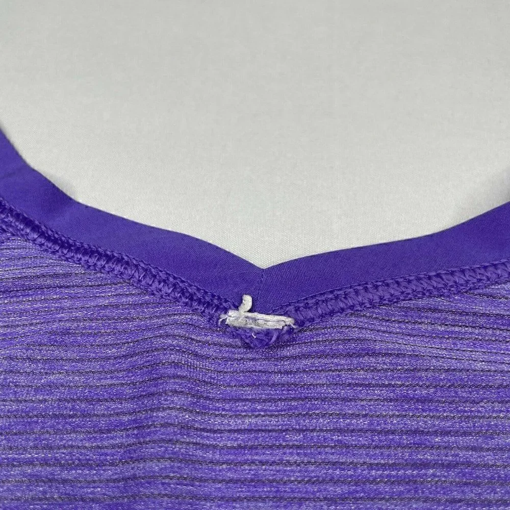 Lululemon Mod Moves V Neck Tee Power Purple
